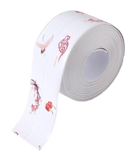 TWALOTPEX Dichtband, Dichtungsstreifen Selbstklebendes Dichtungsband, Breite 38 mm, wasserfest, abziehbar und aufklebbar(L,150cm) von TWALOTPEX