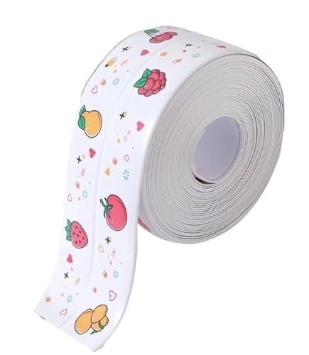 TWALOTPEX Dichtband, Dichtungsstreifen Selbstklebendes Dichtungsband, Breite 38 mm, wasserfest, abziehbar und aufklebbar(P,500cm) von TWALOTPEX