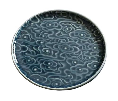 TWALOTPEX Obstschalen, Salatschalen Chinesischer Obstteller aus Kristall, leichte Luxusschale for den Nachmittagstee-Snack zu Hause(C,Small) von TWALOTPEX