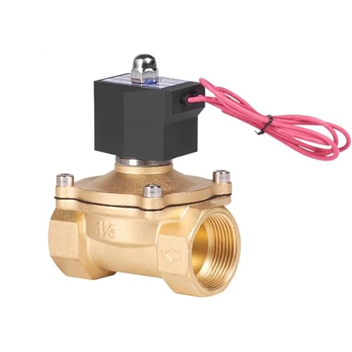 1-1/4 "messing IP65 Wasserdichte Magnetventil 220V 110V 24V Normal Geschlossen Elektrische Magnetventil for Outdoor feuchten umgebungen(G-24VDC-NBR-SEAL) von TWEFTPKD