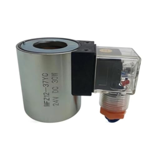 Hydraulik-Magnetventilspule MFB12-37YC MFZ12-37YC 30W AC220V AC110V DC24V DC12V DC48V DC60V Lochdurchmesser 23mm Höhe 51mm(MFZ12-37YC DC24V) von TWEFTPKD