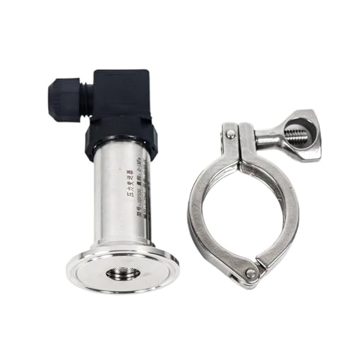 Pressure Sensor Industry Diaphragm Pressure Transmitter Flat Film Quick Fit Anti-Blocking Clamp 50.5mm Pressure Transducers(5v 0.5-4.5v Output,0-0.6Mpa) von TWEFTPKD