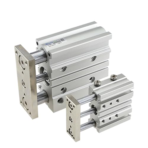 TWEFTPKD Serie Luftzylinder PM12/16/20/25 Hub 10/20/25/30/40/50/75/100/125 Ersatz dünner dreiachsiger Zylinder mit Stange(Mpgm16,Stroke 20mm) von TWEFTPKD