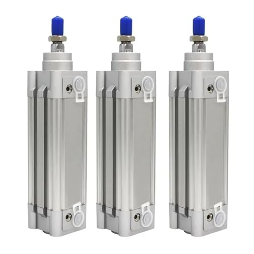 TWEFTPKD Typ Aluminium Standard Luftzylinder Pneumatikzylinder Bohrung 50mm 25-1000mm Hub DNC-50-125-PPV-A(Stroke 125mm) von TWEFTPKD