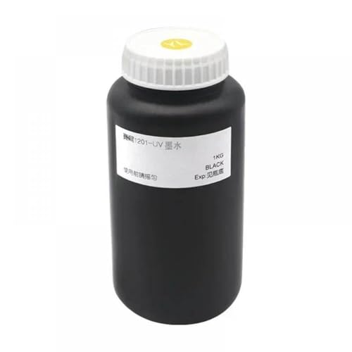 1000 ml Flaschen kompatible Tinte Kompatibel mit Xaar -Druckkopf 1201 Drucken 3D -Tinte Kompatibel mit Tablette Weiche Hartneutral -LED(1000ML-1201 Hard-Y) von TWEJHX