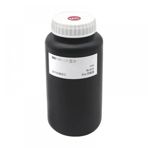 1000 ml Flaschen kompatible Tinte Kompatibel mit Xaar -Druckkopf 1201 Drucken 3D -Tinte Kompatibel mit Tablette Weiche Hartneutral -LED(1000ML-1201 Soft-M) von TWEJHX