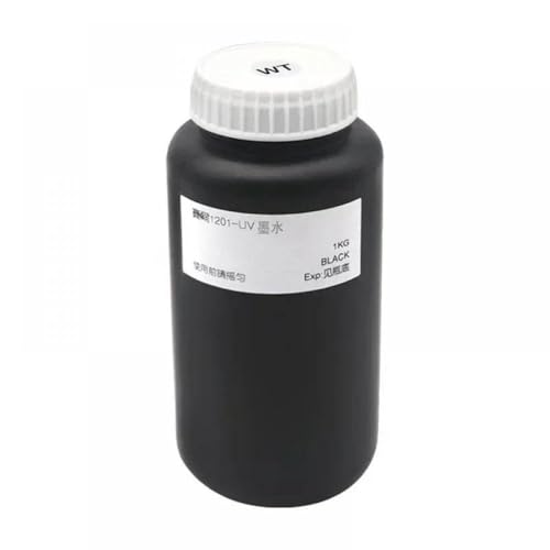 1000 ml Flaschen kompatible Tinte Kompatibel mit Xaar -Druckkopf 1201 Drucken 3D -Tinte Kompatibel mit Tablette Weiche Hartneutral -LED(1000ML-1201 Soft-WT) von TWEJHX