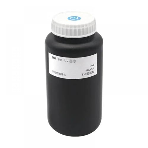1000 ml Flaschen kompatible Tinte Kompatibel mit Xaar -Druckkopf 1201 Drucken 3D -Tinte Kompatibel mit Tablette Weiche Hartneutral -LED(1L-1201 Neutral-C) von TWEJHX