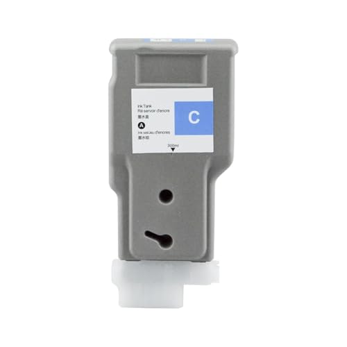 PFI320 PFI-320 kompatible Tintenpatrone Kompatibel mit IPF TM-200 TM-205 TM-300 TM-305 Drucker(1PC Cyan) von TWEJHX