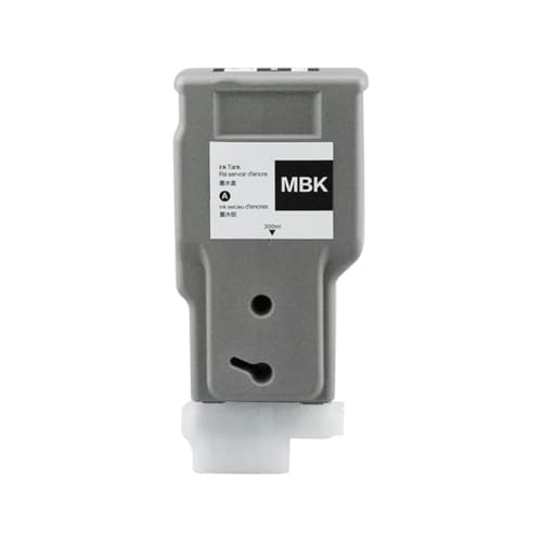PFI320 PFI-320 kompatible Tintenpatrone Kompatibel mit IPF TM-200 TM-205 TM-300 TM-305 Drucker(1PC MBK) von TWEJHX