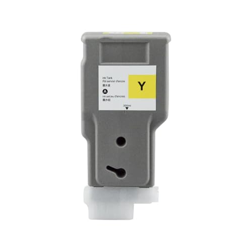 PFI320 PFI-320 kompatible Tintenpatrone Kompatibel mit IPF TM-200 TM-205 TM-300 TM-305 Drucker(1PC Yellow) von TWEJHX