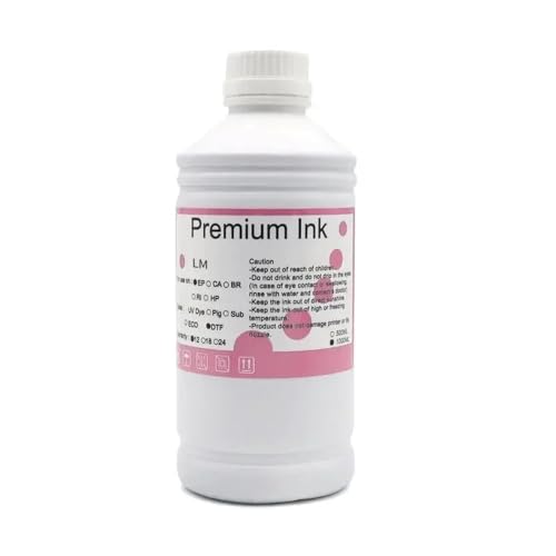 TWEJHX 1000 ml DTF -Tintenkompatibel mit Direkttransferfilm und Haustierfilm funktioniert mit Desktop und großformatigen DTF -Druckern 11 Farben erhältlich(1000ml-DTF-LM) von TWEJHX