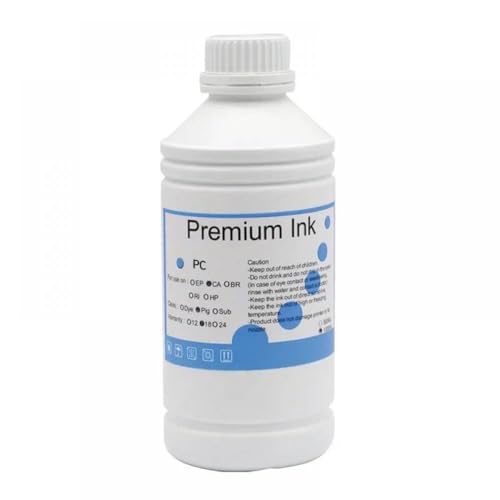TWEJHX 1000ml Flasche PFI306 PFI-306 PFI 306 Pigmenttinte kompatibel mit IPF8400S IPF9400S IPF8400 IPF9400 IPF8300-Drucker der Serie(1000ML-Pigment-PC) von TWEJHX