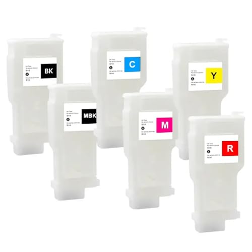 TWEJHX 6 8 12pcs PFI-206 Nachfüllbare Tintenpatronenpatron(6Color Without chip) von TWEJHX