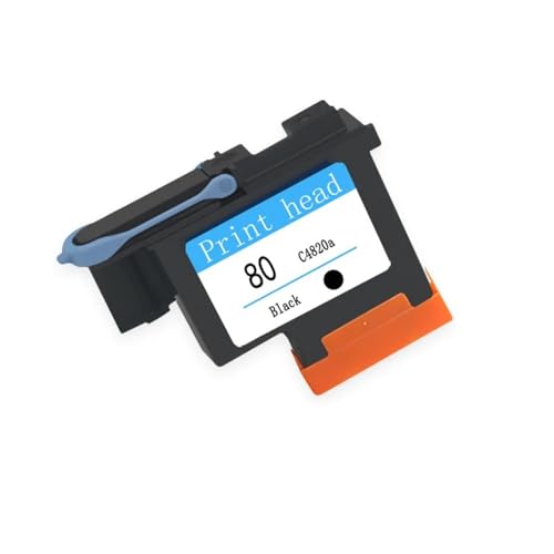 TWEJHX C4820A C4821A C4822A C4823A Kompatible Druckkopfpatrone Kompatibel mit HP80 Serie 1000 1050c 1055(1 Black) von TWEJHX