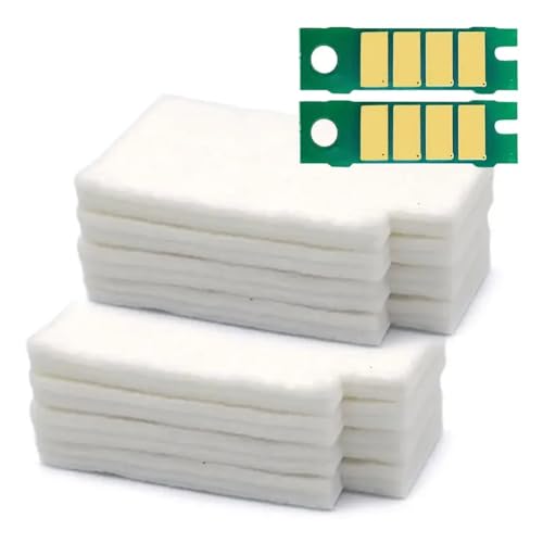 TWEJHX Kompatible Abfall-Tinten-Tank-Wartungsbox Chip Kompatibel mit DE100 DE-100-Druckermodelle Fuji Frontier Series Abfallkollektor Ersatzteil(2 Set chip Ink pad) von TWEJHX