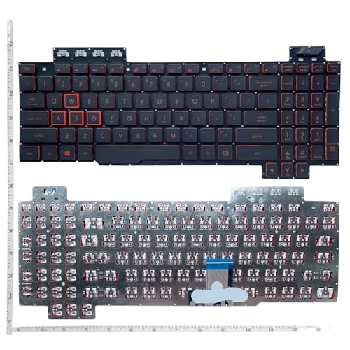 TWEJHX Laptop-Tastatur kompatibel mit FX505 FX505G FX505D FX505GD FX505GE FX505GM FX505DY FX505DV FX505DT(No Backlight) von TWEJHX
