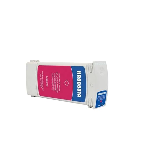 TWEJHX Überholte Tintenpatrone 831 831a kompatibel mit Latex 310 330 360 370 315 335 365 375 560 570 Drucker(1 PCS Magenta) von TWEJHX