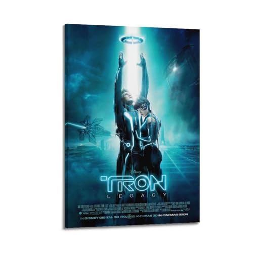 TWFSRXVWTS TRON LEGACY Filmposter, dekoratives Gemälde, Leinwand, Wandposter und Kunstdruck, moderne Familienschlafzimmer-Dekoration, Poster, 40 x 60 cm von TWFSRXVWTS