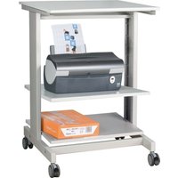 Certeo - PC-Arbeitstisch H670xB600xT500mm lichtgrau, ral 7035 fahrbar von CERTEO