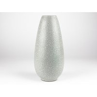Große Ruscha Keramik Vase, Weiße Craquele Vintage, Westdeutsche Keramik, Mid Century Modern von TWISTandPOP