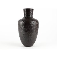 Schwarze Vintage Porzellan Vase Von Ilmenau, 50Er Vase, Ostdeutschland, Mid Century, Mcm Schwarz Weiße von TWISTandPOP