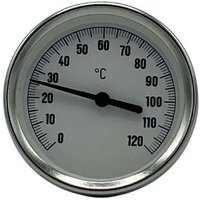 Bimetall Thermometer Zeigerthermometer 0°C bis 120°C mit Tauchhülse Heizung Warmwasserspeicher von TWL-TECHNOLOGIE GMBH