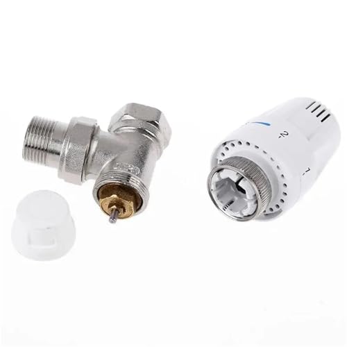 TWMAZDYC Automatisches Thermostatventil Heizkörperthermostat Temperaturregelventil Winkel Fußbodenheizung Spezialventil Kupfer DN15 DN20(DN20) von TWMAZDYC