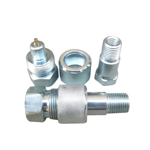 TWMAZDYC Separate Jack Öl Rohr Joint Blech Top Docking Schnelle Kombination Schraube Hochdruck Öl Rohr Joint Kopf Zubehör(2 Pcs) von TWMAZDYC