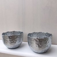 Duo Photophores Silber Metall Kerzen Für Weihnachten von TWPHOMEDECORCARTERIE