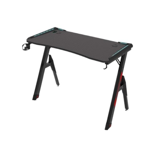 Multifunktionstisch E-Sport-Tisch, Desktop-Computertisch, Heimbüro-Schreibtisch, Studenten-Schreibtisch, Schreibtisch, Spiel-Wettbewerbstisch Bed Side Table (Color : Black, Size : A) von TWRWX
