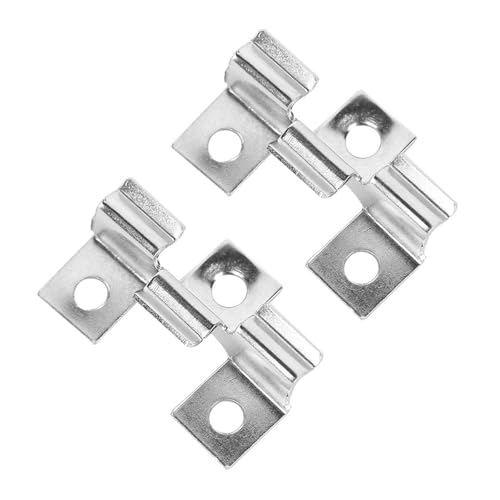 100 Stück WPC Clips Edelstahl, Terrassenclips Clips Klammer WPC Dielen Befestigungsclips,Verbund-Terrassen-Clips,Verschlussbrett-Clips für Montage von Terrassendielen (Silber 7.5MM) von TWSOUL