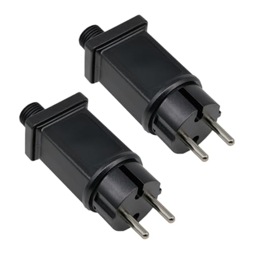 4.5V Lichterkette Netzteil Adapter,IP44 Adapter Trafo,LED-Netzteil Transformator Weihnachten,1A 4.5 W für Niederspannungs-LED-Adapter für Weihnachtslicht, Eiszapfenlichter, Lichterkette (2pcs) von TWSOUL