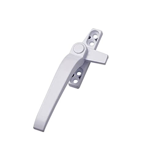 Ersatz Fenster Griffe, Rechts/Linke Fenstergriff, Aluminiumlegierung Herausdrückbarer Fenstergriff, Fenster Griff Hebel Gehäuse Verriegelung Griff (Links, Silber Grau) von TWSOUL