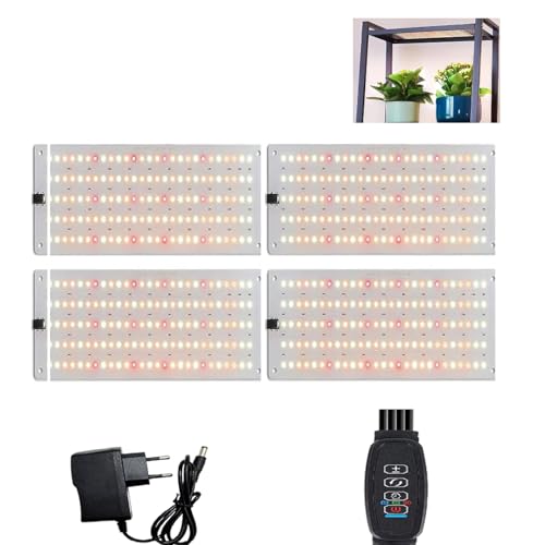 Pflanzenlampe, Pflanzenlampe LED, Vollspektrum LED Grow Lampe, 10 Stufen Dimmbar, Pflanzenlicht mit Timer 4/8/12H, Pflanzenlicht Zimmerpflanzen für Zimmerpflanzen (A) von TWSOUL