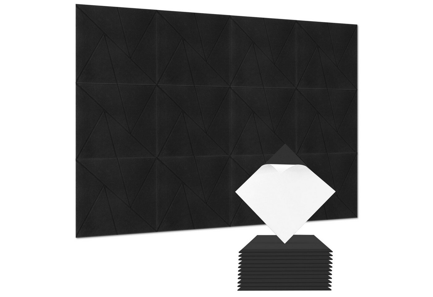 TWSOUL Akustikplatte 12 Stück Schallschutzplatten, Selbstklebende Schallschutzplatten, 30cm*30cm TWSOUL Akustikplatte 12 Stück Schallschutzplatten, Selbstklebende Schallschutzplatten, 30cm*30cm von TWSOUL