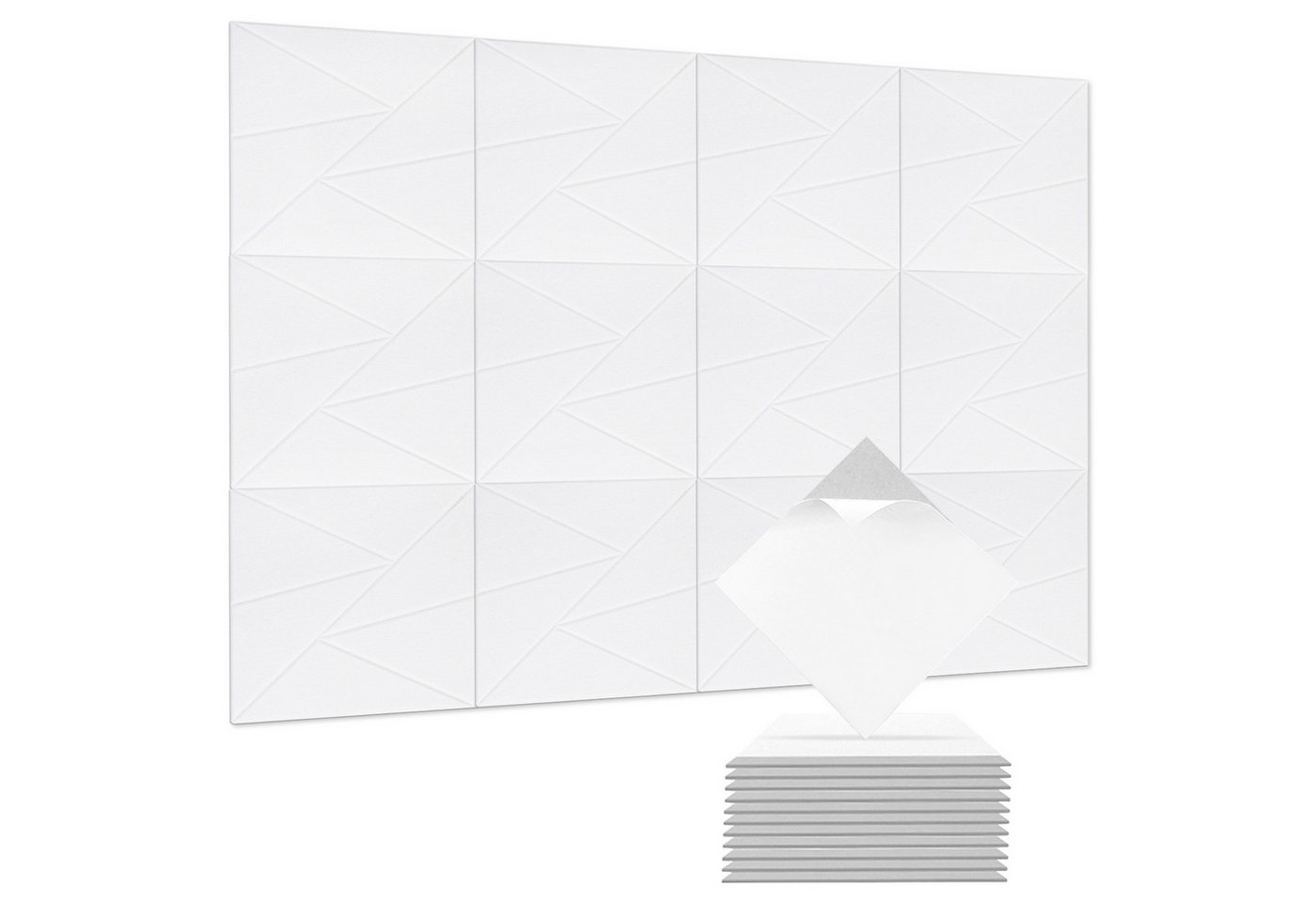 TWSOUL Akustikplatte 12 Stück Schallschutzplatten, Selbstklebende Schallschutzplatten, 30cm*30cm TWSOUL Akustikplatte 12 Stück Schallschutzplatten, Selbstklebende Schallschutzplatten, 30cm*30cm von TWSOUL
