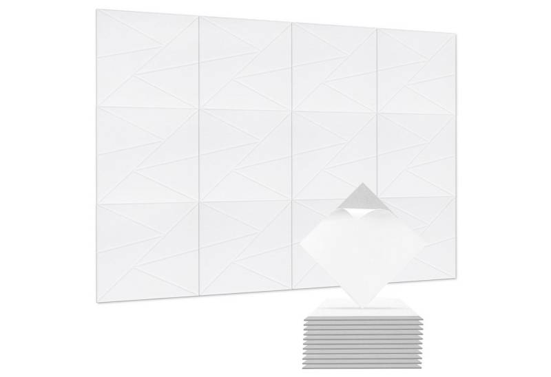 TWSOUL Akustikplatte 12 Stück Schallschutzplatten, Selbstklebende Schallschutzplatten, 30cm*30cm von TWSOUL