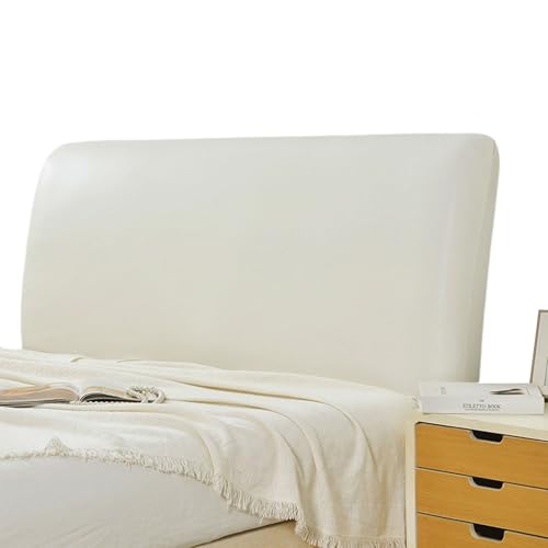 TWSOUL Bettkopfteil Hussen,Bett-Kopfteilbezug,PU Leder Bett Kopfteil Bezug,Dehnbare All-Inclusive Kopfteilbezug,Universell Staubdichte Schutzhülle für gepolsterte Schlafzimmer 70cm H (Beige 200cm L) TWSOUL Bettkopfteil Hussen,Bett-Kopfteilbezug,PU Leder Bett Kopfteil Bezug,Dehnbare All-Inclusive Kopfteilbezug,Universell Staubdichte Schutzhülle für gepolsterte Schlafzimmer 70cm H (Beige 200cm L) von TWSOUL