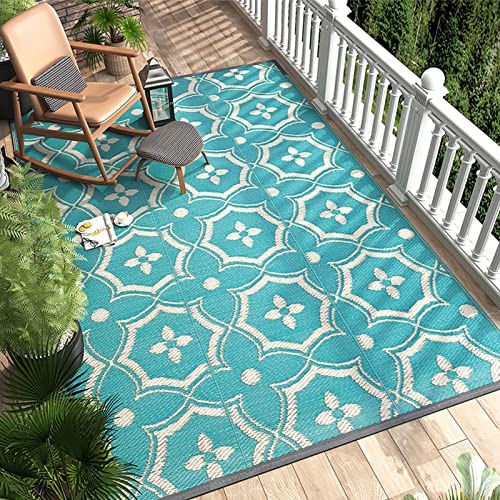 TWSOUL In-& Outdoor Teppich, Vorzeltteppich Outdoor Markisenteppich, Picknick-Unterlagen für Balkon, Garten, Balkon, Terrasse - Carpet （120x180 cm） von TWSOUL