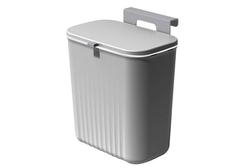 TWSOUL Mülleimer Wand-Mülleimer für den Haushalt, grau, 9 Liter von TWSOUL