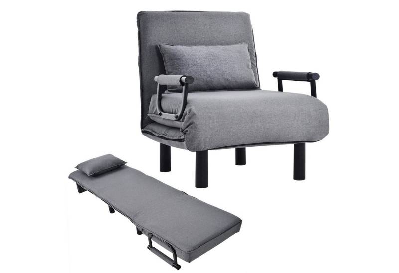 TWSOUL Schlafsofa Klappbares Schlafsofa, mit Armlehnen, Rückenlehne in 6 Stufen verstellbar von TWSOUL