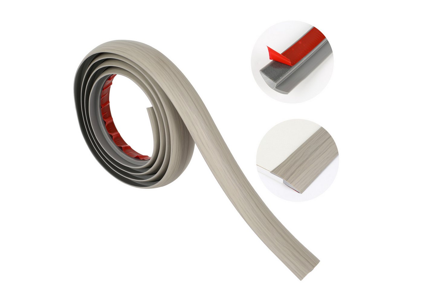 TWSOUL Sockelleiste 3D Selbstklebendes PVC 35*20MM, Rampe Übergangsprofil Selbstklebend, L: 300 cm, Länge: 300/200CM, Höhen-Ausgleichsprofil, Teppichboden, Schwelle TWSOUL Sockelleiste 3D Selbstklebendes PVC 35*20MM, Rampe Übergangsprofil Selbstklebend, L: 300 cm, Länge: 300/200CM, Höhen-Ausgleichsprofil, Teppichboden, Schwelle von TWSOUL