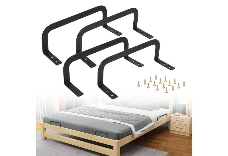 TWSOUL Spannbettlaken Matratzenhalterstange, Verhindert das Verrutschen der Matratze, (4 Stück), Bettrahmen Sofa rutschfest, Metallmaterial von TWSOUL