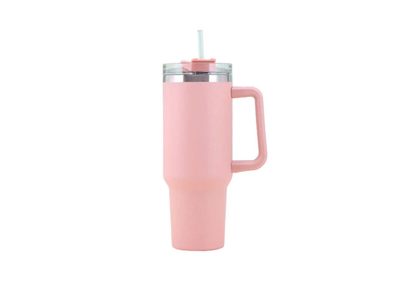 TWSOUL Tasse Autobecher aus Edelstahl 304 mit Griff,Thermosbecher, 1136 ml, Mit Stroh, Edelstahlmaterial TWSOUL Tasse Autobecher aus Edelstahl 304 mit Griff,Thermosbecher, 1136 ml, Mit Stroh, Edelstahlmaterial von TWSOUL
