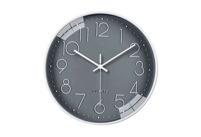TWSOUL Wanduhr 30 cm leise Wanduhr, einfacher Stil, dekorative wanduhr (Präzise Zeitmessung, kein Tickgeräusch) von TWSOUL