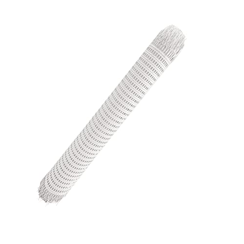 TWSOUL Wiener Geflecht, 1.5m*60cm Schimmelfest Breite Rattan Gurtband, Wasserdicht Plastik Wabengeflecht, Stuhl Wiener Geflecht für DIY-Projekte (1.5m*60cm, White) von TWSOUL