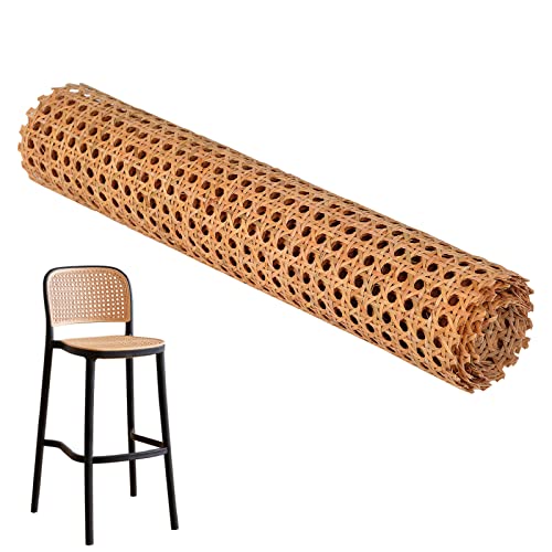 Wiener Geflecht, 100x40cm Schimmelfest Breite Rattan Gurtband, Wasserdicht Plastik Wabengeflecht, Stuhl Wiener Geflecht für DIY-Projekte (Kaffee) von TWSOUL