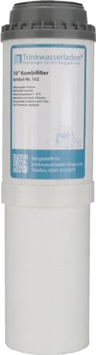 Duo-Filtereinsatz Power Aktivkohle + Polypropylenfilter kompatibel zu Mauk Profi Wasserfilter Kombifilter Sedimentfilter 10 Zoll (1 Stück) von TWaLa