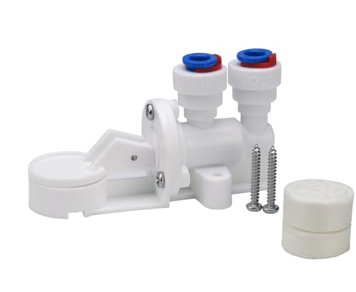 TWaLa Aquastop Sicherheitsventil für 1/4" Schlauch (6,35mm) Wasserstopp für Osmoseanlagen Wasserfilter SBS Kühlschrank Lekageschutz von TWaLa